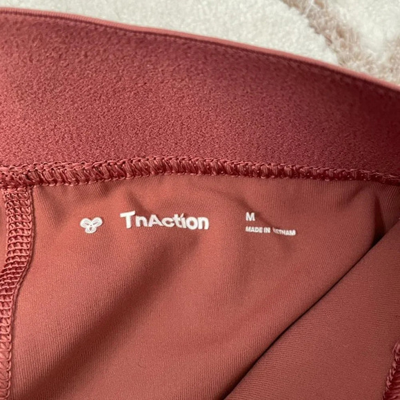 Aritzia TNA SET Tennis Golf Pro Micro Pleated Skirt + Top Red Agril Size Medium - Picture 10 of 12